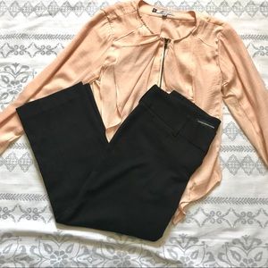 Express Black Crop Pants